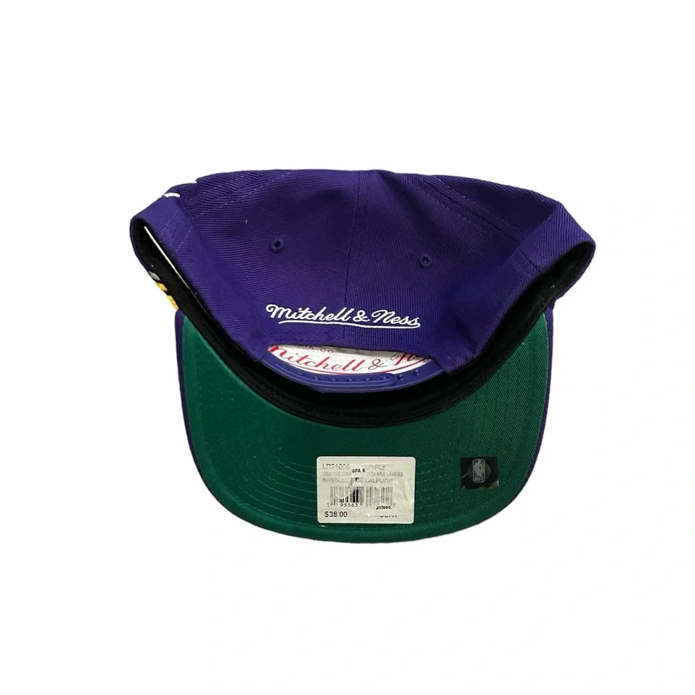Los Angeles Lakers‎ Mitchell & Ness Grid Snapback Adjustable Hat Cap